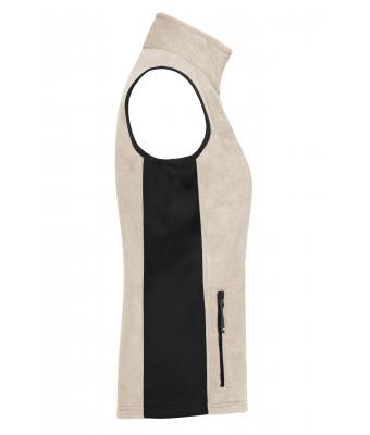 Ladies Ladies' Workwear Fleece Vest - STRONG - Stone/black 8502