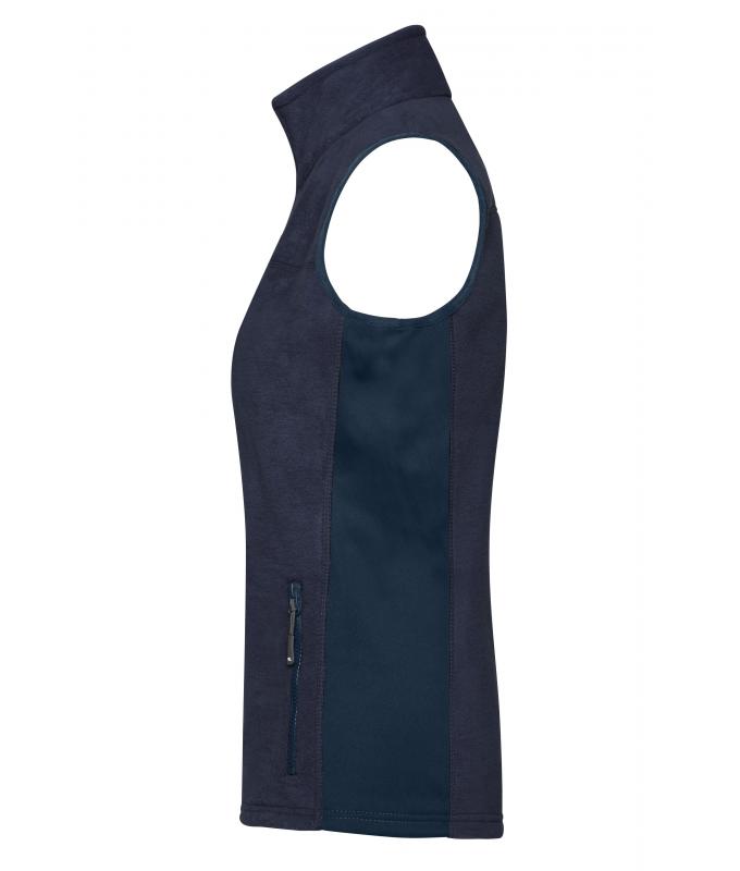 Damen Ladies' Workwear Fleece Vest - STRONG - Navy/navy 8502