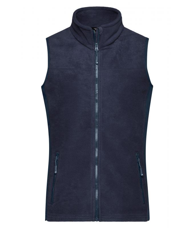 Damen Ladies' Workwear Fleece Vest - STRONG - Navy/navy 8502