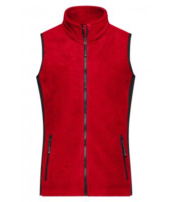 Ladies Ladies' Workwear Fleece Vest - STRONG - Red/black 8502