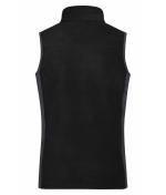 Damen Ladies' Workwear Fleece Vest - STRONG - Black/carbon 8502