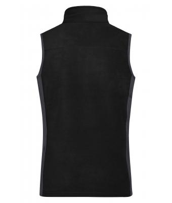 Damen Ladies' Workwear Fleece Vest - STRONG - Black/carbon 8502