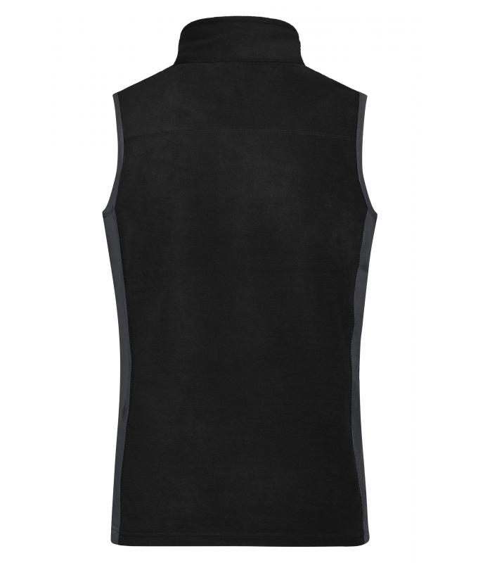 Damen Ladies' Workwear Fleece Vest - STRONG - Black/carbon 8502