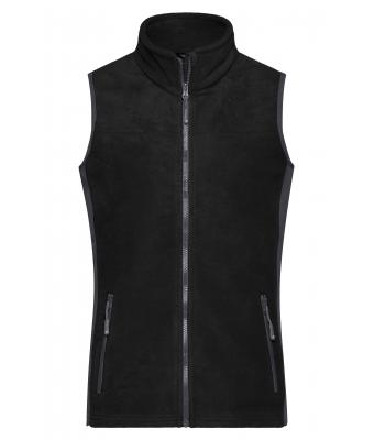 Damen Ladies' Workwear Fleece Vest - STRONG - Black/carbon 8502