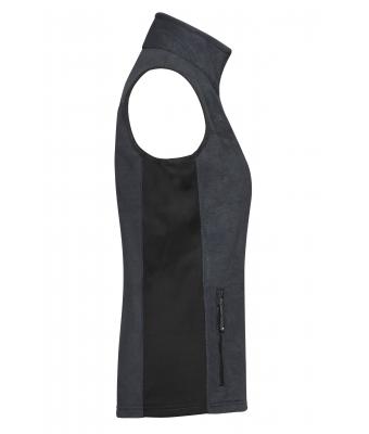 Damen Ladies' Workwear Fleece Vest - STRONG - Carbon/black 8502