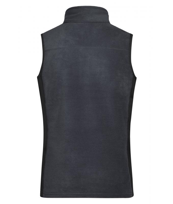 Damen Ladies' Workwear Fleece Vest - STRONG - Carbon/black 8502
