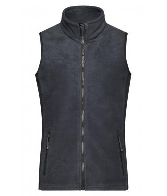 Damen Ladies' Workwear Fleece Vest - STRONG - Carbon/black 8502