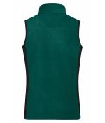 Damen Ladies' Workwear Fleece Vest - STRONG - Dark-green/black 8502
