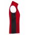Damen Ladies' Workwear Fleece Vest - STRONG - Red/black 8502