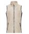 Damen Ladies' Workwear Fleece Vest - STRONG - Stone/black 8502