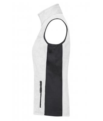 Damen Ladies' Workwear Fleece Vest - STRONG - White/carbon 8502