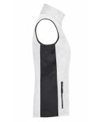 Damen Ladies' Workwear Fleece Vest - STRONG - White/carbon 8502