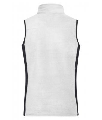 Damen Ladies' Workwear Fleece Vest - STRONG - White/carbon 8502