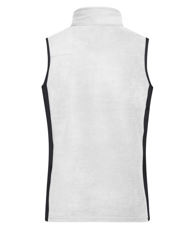 Damen Ladies' Workwear Fleece Vest - STRONG - White/carbon 8502