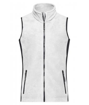 Damen Ladies' Workwear Fleece Vest - STRONG - White/carbon 8502