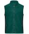 Men Men's Workwear Fleece Vest - STRONG - Dark-green/black 8503