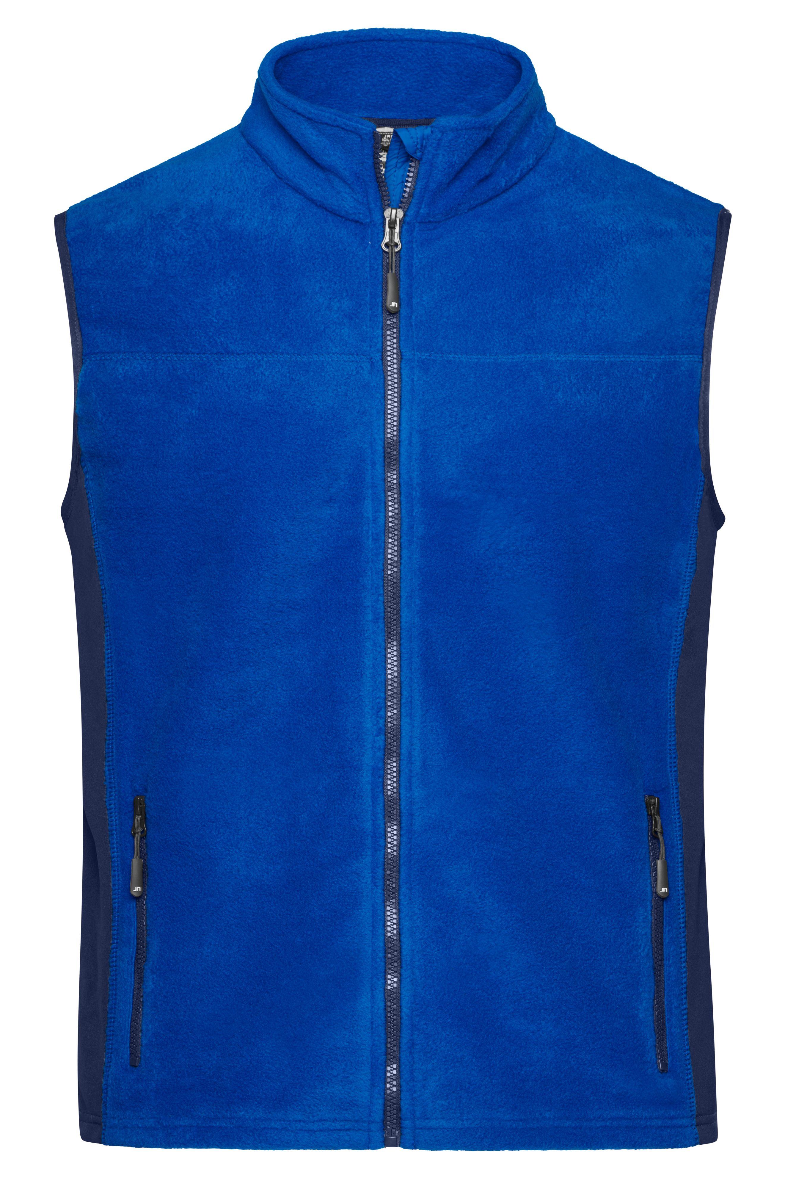 Men Men's Workwear Fleece Vest - STRONG - Royal/navy-Workweartextilien