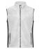 Men Men's Workwear Fleece Vest - STRONG - White/carbon 8503