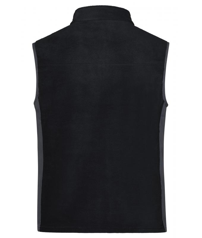 Unisex Workwear Fleece Vest - STRONG - Black/carbon 8503