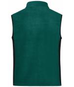 Unisex Workwear Fleece Vest - STRONG - Dark-green/black 8503