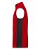Unisex Workwear Fleece Vest - STRONG - Red/black 8503