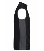 Unisex Workwear Fleece Vest - STRONG - Black/carbon 8503