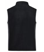 Unisex Workwear Fleece Vest - STRONG - Black/carbon 8503