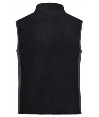 Unisex Workwear Fleece Vest - STRONG - Black/carbon 8503