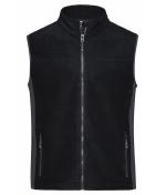 Unisex Workwear Fleece Vest - STRONG - Black/carbon 8503
