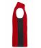 Unisex Workwear Fleece Vest - STRONG - Red/black 8503