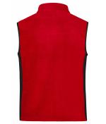 Unisex Workwear Fleece Vest - STRONG - Red/black 8503