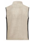 Unisex Workwear Fleece Vest - STRONG - Stone/black 8503