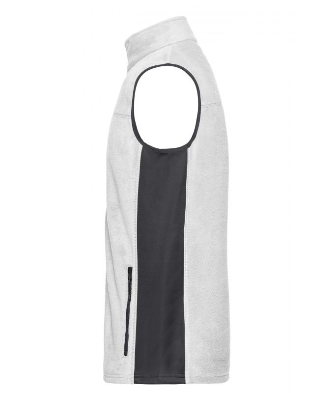 Unisex Workwear Fleece Vest - STRONG - White/carbon 8503