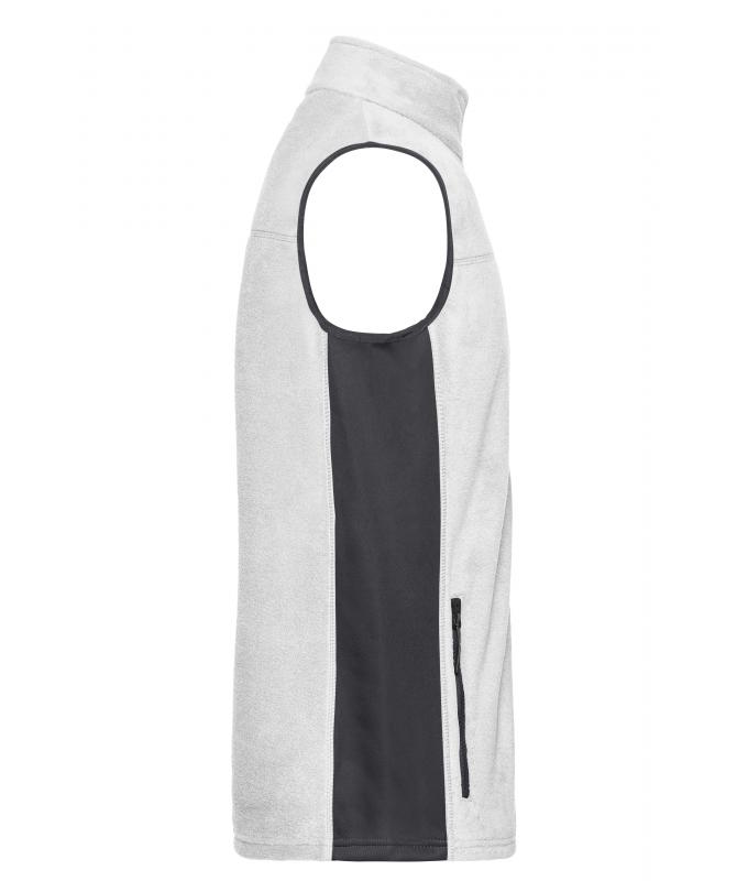 Unisex Workwear Fleece Vest - STRONG - White/carbon 8503
