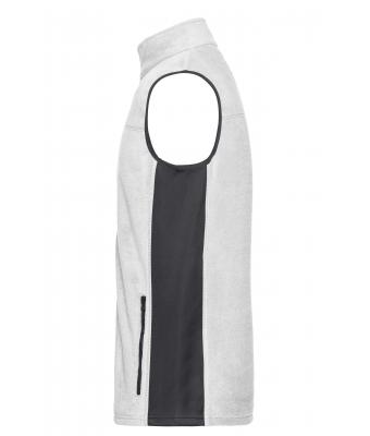 Unisex Workwear Fleece Vest - STRONG - White/carbon 8503