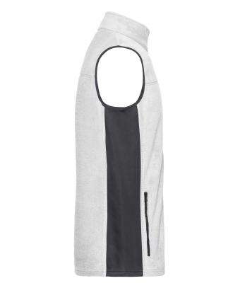 Unisex Workwear Fleece Vest - STRONG - White/carbon 8503