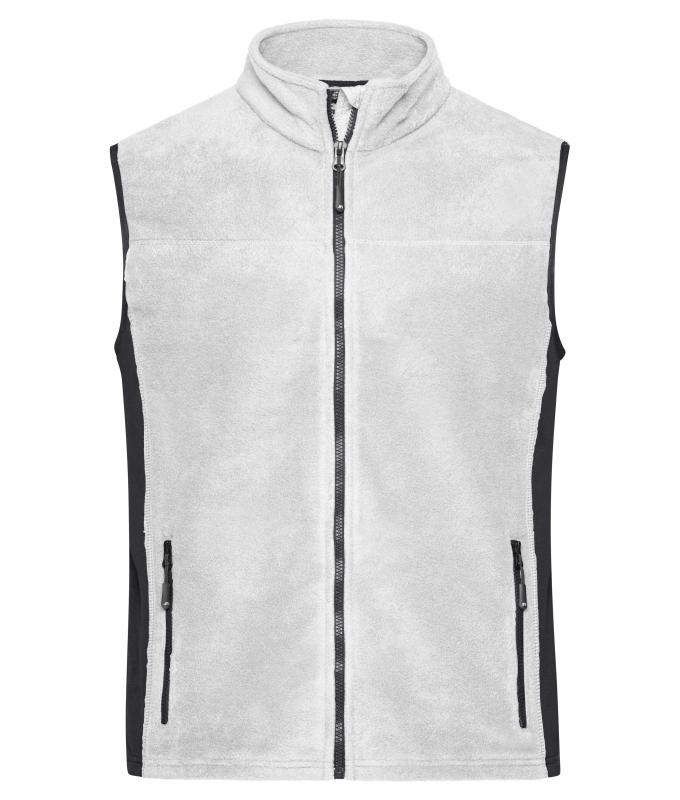 Unisex Workwear Fleece Vest - STRONG - White/carbon 8503