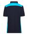 Damen Ladies' Workwear Polo - COLOR - Navy/turquoise 8532