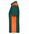 Damen Ladies' Workwear Polo - COLOR - Dark-green/orange 8532