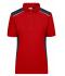 Damen Ladies' Workwear Polo - COLOR - Red/navy 8532