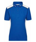 Damen Ladies' Workwear Polo - COLOR - Royal/white 8532
