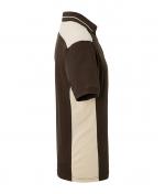 Men Men's Workwear Polo - COLOR - Brown/stone 8533