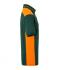 Men Men's Workwear Polo - COLOR - Dark-green/orange 8533