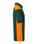 Herren Men's Workwear Polo - COLOR - Dark-green/orange 8533