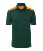 Herren Men's Workwear Polo - COLOR - Dark-green/orange 8533