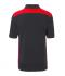 Men Men's Workwear Polo - COLOR - Carbon/red 8533
