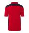 Men Men's Workwear Polo - COLOR - Red/navy 8533