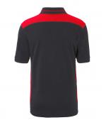 Herren Men's Workwear Polo - COLOR - Carbon/red 8533