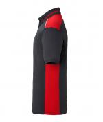 Herren Men's Workwear Polo - COLOR - Carbon/red 8533