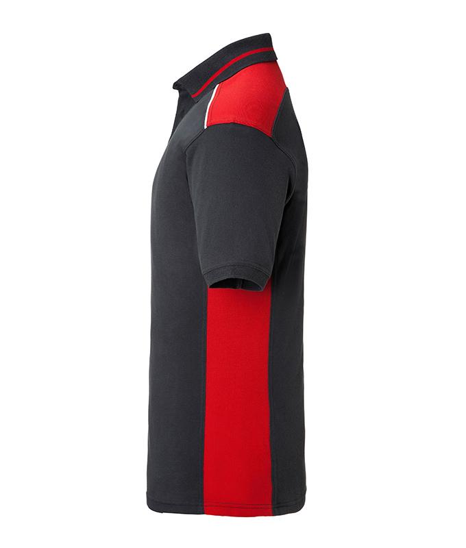 Herren Men's Workwear Polo - COLOR - Carbon/red 8533